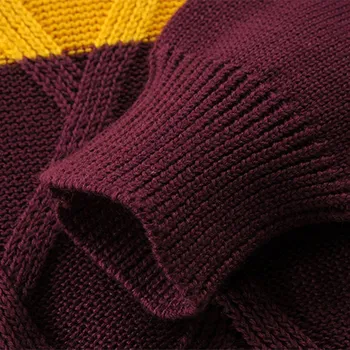 Storas Vaikų megztiniai medvilnės trikotažo berniukų megztiniai megztinis Kontrasto spalvų ilgomis rankovėmis berniukų viršutiniai drabužiai