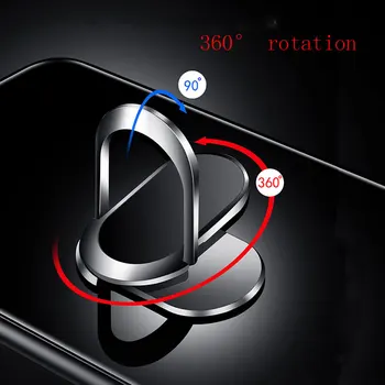 Stovėti Žiedas Magnetas Dangtelis Apple iphone 11 PRO MAX X XR 6 6S 7 8 Plius 8plus Atveju Sunku Grūdinto Stiklo Apsaugos Atgal Padengti