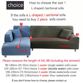 Styginių spausdinti sofa apima kambarį elastinga ruožas slipcover grupinių kampe sofa apima 1/2/3/4 vietų