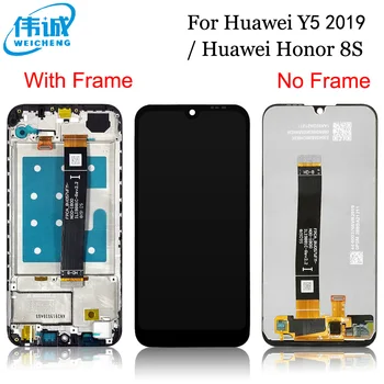 Su Rėmu huawei honor 8s LCD Ekranas Jutiklinis Ekranas Digiziter Ekrano Pakeitimas lcd Huawei Y5 2019 AMN-LX9 LX1 LX2 LX3
