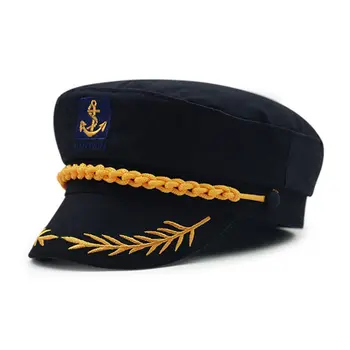 Suaugusiųjų Jachta Karinės Skrybėles, Valtis Kapitonas Laivo Jūrininkas, Kapitonas Kostiumas Skrybėlę Reguliuojamas Bžūp Jūrų Laivyno Admirolas Vyrams, Moterims