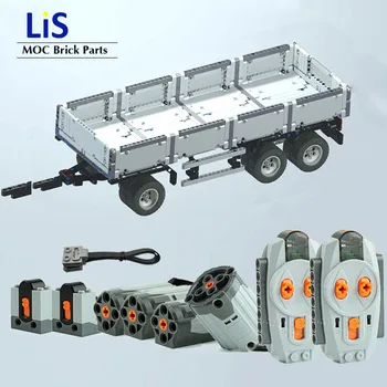Suderinamas su Lego Technic SS-4157 VYRAS Transporto Sunkvežimių Priekabos SS 4157 Galios Funkcija, Statyba Blokai Žaislai 