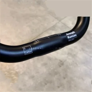 Sulankstomas dviratis anglies pluošto M rankenos nuryti formos 25.4x600mm už brompton dviratį Joseph Kuosac rankenos ultralight sandėlyje