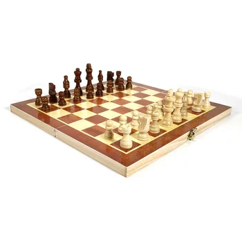 Sulankstomas Medinis Tarptautinės Šachmatų Rinkinį Vienetų Rinkinys stalo Žaidimas Juokingas Žaidimas Chessmen Surinkimo Nešiojamų Valdybos kelionės žaidimai