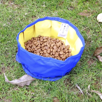 Sulankstomas šuo vandens dubenėlį maisto saugojimo krepšys pet užkandis dėklas gerti vandeniui oksfordo audinys Kelionės, Kempingas Maisto Finansuojančiojo