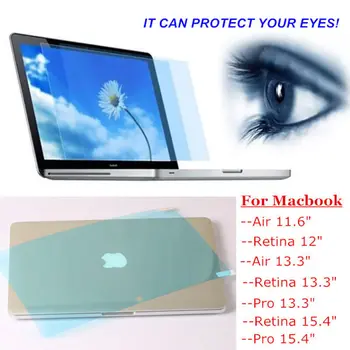 Sunkiai Dėžutė Kovos mėlyna šviesa Screen Protector Kino Apsaugas Macbook Air 13 
