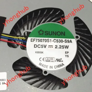 SUNON EF75070S1-C530-S9A S5V S5VT DC 05V 4-Wire Serverio Nešiojamojo kompiuterio Aušinimo Ventiliatorius