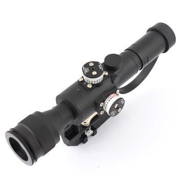 SVD 4x24 optinį taikiklį Šautuvas taikymo Sritis Taktinis Raudonai Apšviestas Akyse Riflescope už Šautuvas SVD Serija AK Šautuvas