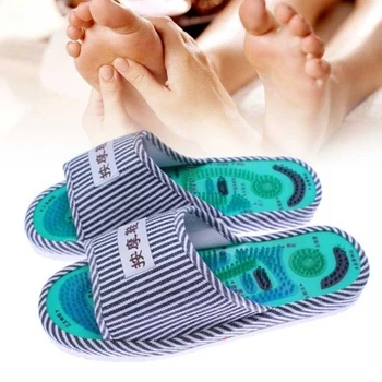 Sveikatos Priežiūros Akupunktūra Shiatsu Magnetas Pėdų Masažas Šlepetės Sveikatos Batų Refleksoterapija Magnetiniai Kojų Sandalus Massager Batai