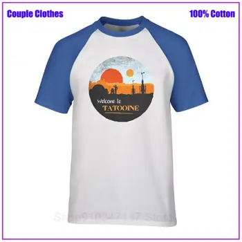 Sveiki atvykę į Tatooine Dropshipping Vyrų T marškinėliai vyriški Viršūnes Tees Techno T-Shirt Hombre Medvilnės Drabužiai