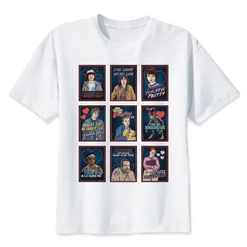 Svetimas dalykų, 2 marškinėliai vyrų drabužiai T marškinėliai vyrams 2017 Naujas vasaros marškinėliai vyriški svetimas dalykas trumpomis Rankovėmis marškinėlius viršūnes tees