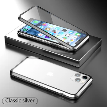 Swalle metalo Magnetinių telefono dėklas Skirtas iPhone 11 Atveju 