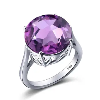 Szjinao Violetinis Ametistas Žiedas, Sidabras 925 Žiedai Moterims, Platinos Dizaineris Papuošalai Apvalios Perlas Bohemijos Šalies Kostiumų Priedai