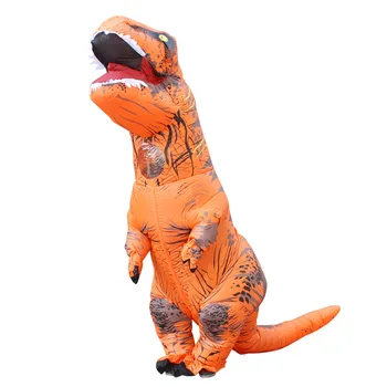 T-Rex pripučiamas kostiumas dinozaurų šou kostiumų suaugusiems vaikams fotografijos paroda 