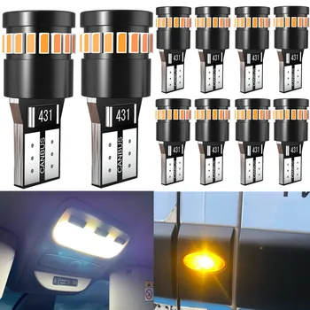 T10 w5w LED Canbus Automobilio Salono Šviesos diodų (LED T10 w5w Canbus T10 W5W, LED Lemputes, 194 168 Priešrūkiniai Žibintai, Stovėjimo Šviesos Auto signalinė Lempa