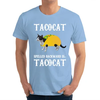 Tacocat Parašyti Atgal, Tacocat Grafinis Vyrų T-Shirt Užsakymą Juokinga Topai Marškinėliai Grynos Medvilnės Fitneso Stora Tee Marškinėliai Crewneck