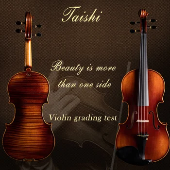 Taishi Profesinės 4/4 Smuikas A Strad modelis 4/4 Smuikas violino16-y senas Turtingas aišku!Nemokamai atveju, svogūnai, kanifolija ir pristatymas