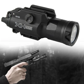 Taktinis Ginklas šviesos XH35 X300U-A X300 Žibintuvėlis pistoletas Pistoletas, Aukšto Dual Išėjimo Torch White LED Medžioklės Žibintuvėlis 20mm Picatinny