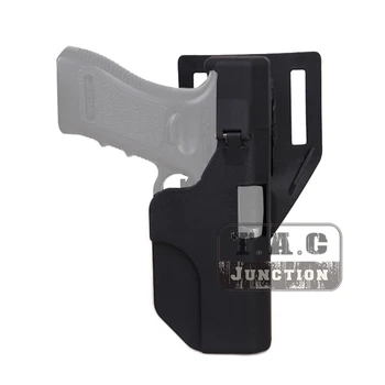 Taktinis Greitai Atnaujinti Dešinėje Diržo Pistoletą Dėklas Juoda Polimero Automatinė Dėklas, skirtas Glock 17 18 19 22 23