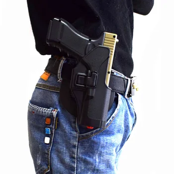 Taktinis Pistoletas Glock Dėklas Su Pistoletu MOLLE Diržas Platforma Žurnalas Dėklas Airsoft Diržo Dėklo Ginklą Už Glock 17 19 22 23 31 32