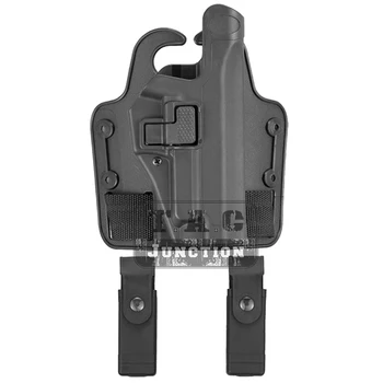 Taktinis Serpa 2 Lygio Auto Lock Muito dešiniosios Kojos Šlaunies Greitai Pistoletas Dėklas m/ 2x Žurnalas Maišelį Sig Sauer P226 P229