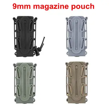 Taktinis Soft Shell Pistoletas Mag Vežėjas 9mm Žurnalas Dėklas plastikinis MOLLE Diržo maišelis maišas Aukštos Kokybės