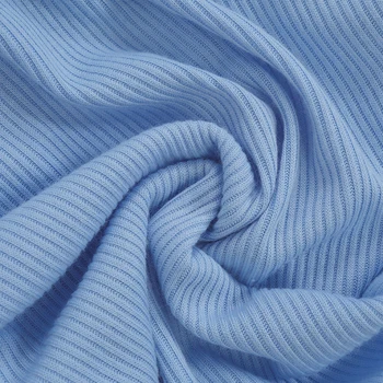Tampri, Pynimas Rankovės Apkarpyti Viršūnes Moterų 2020 M. Vasarą Mygtuką Žalia Mėlyna Stora Šonkauliu-megzti Paprastą Sexy marškinėliai Dropshipping