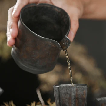 TANGPIN keramikos arbatos infusers arbatos rankų darbo ąsotis chahai kinijos kung fu arbatos aksesuarai, 260ml