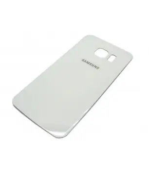 Tapa trasera de bateria cristal trasero para Samsung Galaxy S6 Elige spalva