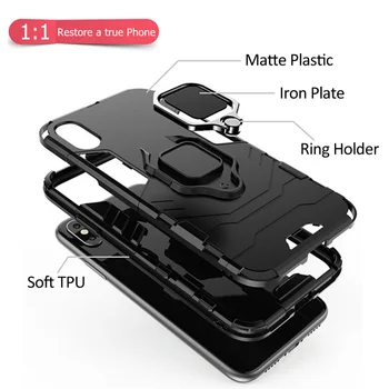 Telefono Laikiklis Piršto Žiedą Xiaomi Mi 9 SE Atveju Magnetas Šarvai Mados Padengti Už Xiaomi Mi 9 SE Telefono dėklas Mi 9 SE Dangtis