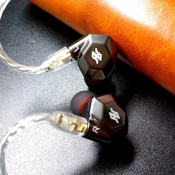 TENHZ K5 Didelės Varžos Mmcx Nuimamas Kabelis Metalo Ausinių Triukšmo Atšaukiu ausinės Hifi Laidinis Ausinių