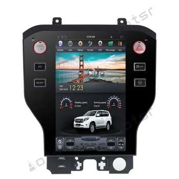 Tesla Ekrano android9.0 PX6 ROM 64GB Automobilių GPS Navigacija Ford Mustang M.+ automobilinės radijo magnetofonas magnetofonas DSP multime