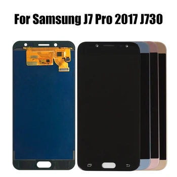 TFT Samsung Galaxy J7 Pro 2017 LCD J730 J730F Ekranas ir Touch Ekranas skaitmeninis keitiklis Asamblėja