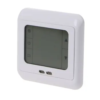 Thermoregulator Ekrano Šildymo Termostatas už Šiltas Grindų Elektrinio Šildymo Sistema, Temperatūros Reguliatorius Su Vaikas Užraktas