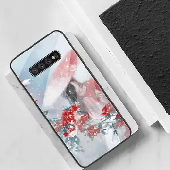 Tian Guan Ci Fu Fantastika Telefono Dėklas Grūdintas Stiklas Samsung S20 Plius S7 S8 S9 S10 Plus Pastaba 8 9 10 Plius