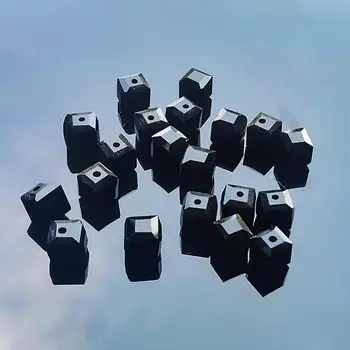 Tiekimo 40pcs Balta AB Spalvinga Crystal Cube Karoliukai 10mm Galima Kristalų Aikštėje žavesio Stiklo Karoliukai Papuošalai Priėmimo
