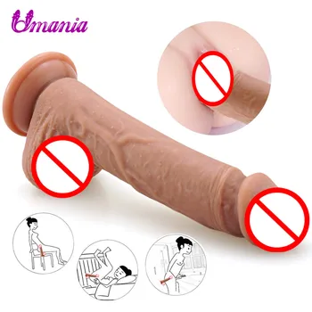 Tikroviškas Penis Super Umania didelis Didelis Dildo Imitatorius Su siurbtuko Sekso Žaislai, Moters Sekso Produktai Moterų Masturbacija Gaidys