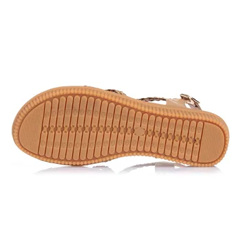 TIMETANG 2021Ethnic Moterų sandalai vasarą austi sandalai kvėpuojantis moterų pleištas sandalai zapatos mujer dydis-35-42E460