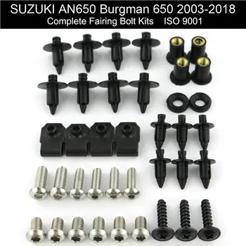 Tinka Suzuki AN650 Burgman 650 2003-2018 2013 Visiškai Lauktuvės Varžtai Rinkinys, Apdanga, Varžtai, Apkabos Varžtais, Nerūdijančio Plieno