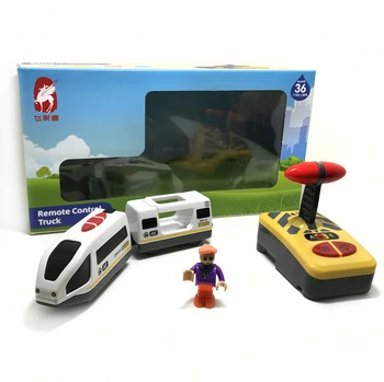 TINKA Žaislas Automobilis kelio Brio balta Harmonijos traukinio ir mėlynos trasos derinys nuotolinio valdymo elektros lokomotyvą žaislai berniukams