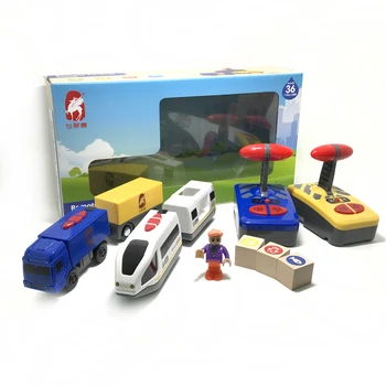 TINKA Žaislas Automobilis kelio Brio balta Harmonijos traukinio ir mėlynos trasos derinys nuotolinio valdymo elektros lokomotyvą žaislai berniukams