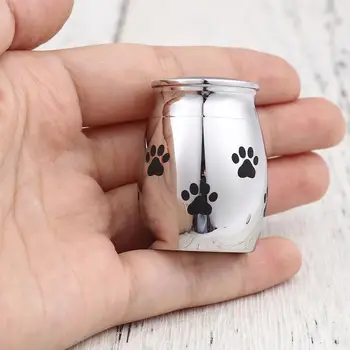 Tinkinti Nerūdijančio Plieno Kremavimo Balsuokite už Augintinio Pelenų Atmintį Miniatiūriniai Laidojimo Laidojimo Urnos Dalintis Pelenų Šunys, Katės, Žmogaus