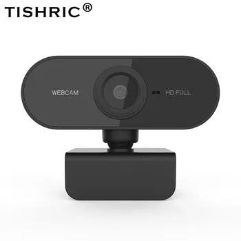 TISHRIC automatinis fokusavimas Full HD Kamera 1080p Web Kamera HD Kompiuterį, Fotoaparatą, Plug and Play Kamera KOMPIUTERIUI su Mikrofonu
