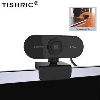 TISHRIC automatinis fokusavimas Full HD Kamera 1080p Web Kamera HD Kompiuterį, Fotoaparatą, Plug and Play Kamera KOMPIUTERIUI su Mikrofonu