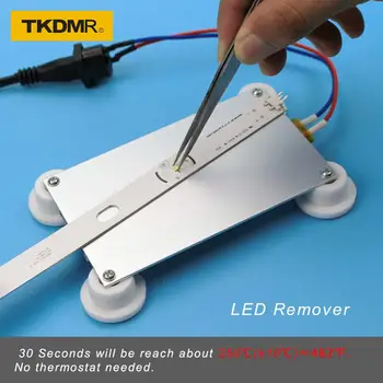 TKDMR LED lemputė karoliukai Valiklis PTC Šildymo Chip Litavimas, Pašalinti Suvirinimo, Litavimo BGA Kamuolys Stotis, Split Plokštė Nemokamas Pristatymas