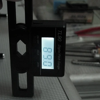 TL90 Skaitmeninis Žingsnio Matuoklis Backlight LCD Ekranas Menčių Kampo Matavimo Įrankis R9JF