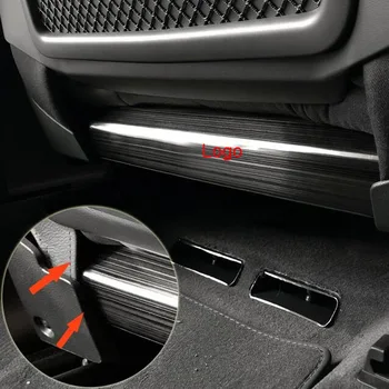 Tonlinker Interjero Automobilio Sėdynės atlošo Anti-Purvinas Mygtukai Padengti Lipdukas Audi A3/Q3/Q5 Automobilių Stiliaus 2 VNT. Nerūdijančio plieno Dangtis Lipdukai