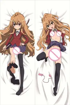Toradora! anime Personažai seksuali mergina aisaka taiga mesti pagalvę padengti TIGER x DRAKONAS kūno Užvalkalas