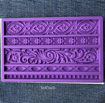 Torto Įrankius, naujas silikono formos Dekoravimo Keksiukų dekoravimo Gumpaste minkštas priemonė, pelėsių