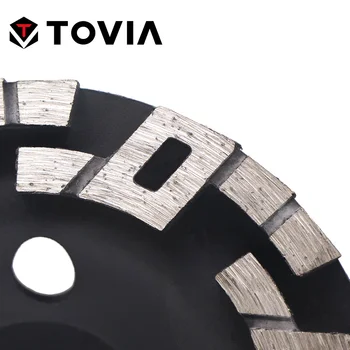 TOVIA 125mm Deimantų Šlifavimo Ratas Poliravimo Akmens Šlifavimo Diskai Už Kampo Šlifavimo Akmuo, Granitas, Marmuras lenkijos Diskas